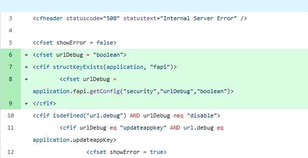 GitHub rightGit diff comparison right side