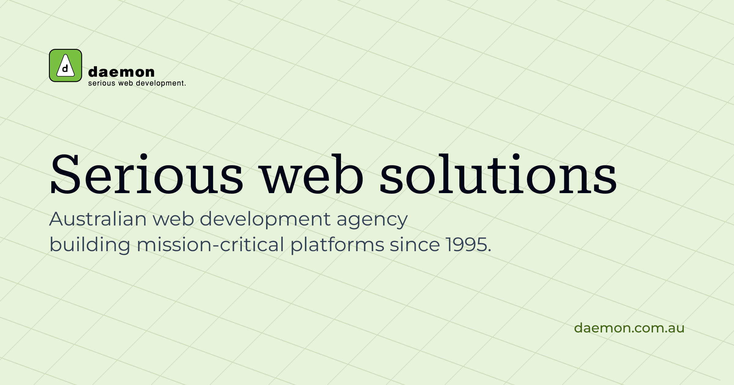 Daemon website preview